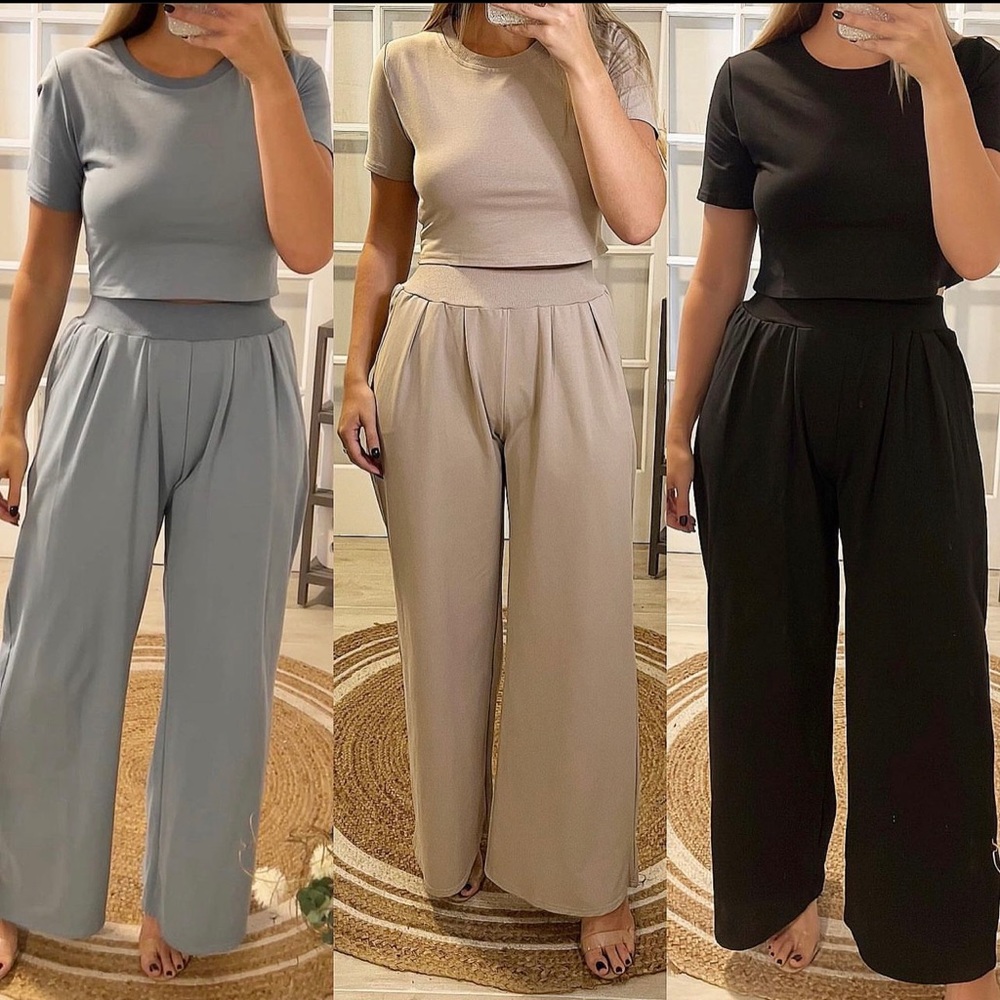 Crop 2 piece set